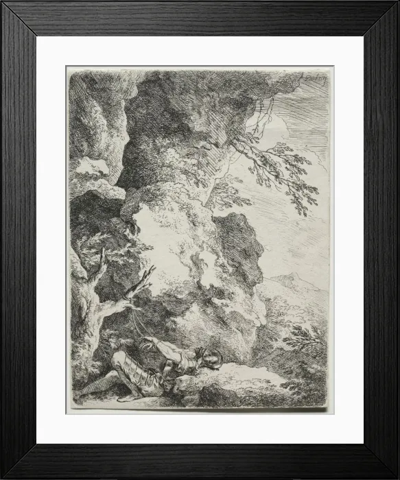Framed Print : St. William, The Hermit Saint. Creator: Christian Wilhelm Ernst Dietrich (German, 1712-1774) Framed Print : St. William, The Hermit Saint. Creator: Christian Wilhelm Ernst Dietrich (German, 1712-1774)