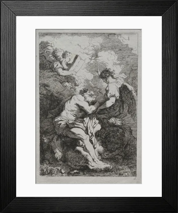 Framed Print : St. Jerome. Creator: Jean-Honore Fragonard (French, 1732-1806) Framed Print : St. Jerome. Creator: Jean-Honore Fragonard (French, 1732-1806)