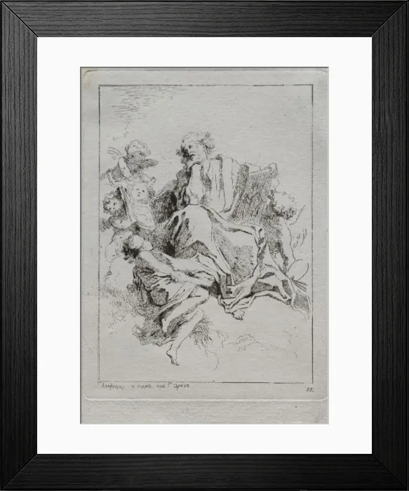 Framed Print : St. Luke. Creator: Jean-Honore Fragonard (French, 1732-1806) Framed Print : St. Luke. Creator: Jean-Honore Fragonard (French, 1732-1806)