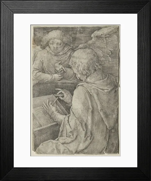 Framed Print : St. Matthew. Creator: Lucas van Leyden (Dutch, 1494-1533) Framed Print : St. Matthew. Creator: Lucas van Leyden (Dutch, 1494-1533)