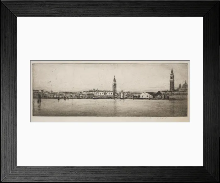 Framed Print : St. Marks Basin, Venice, 1910. Creator: Mortimer Menpes (British, 1860-1938) Framed Print : St. Marks Basin, Venice, 1910. Creator: Mortimer Menpes (British, 1860-1938)