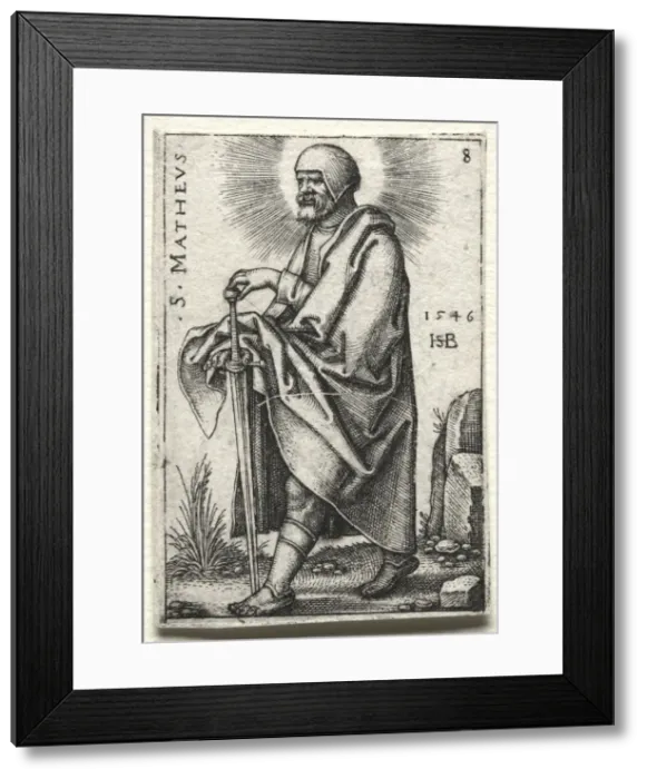 Framed Print : St. Mark, 1545-1546. Creator: Hans Sebald Beham (German, 1500-1550) Framed Print : St. Mark, 1545-1546. Creator: Hans Sebald Beham (German, 1500-1550)