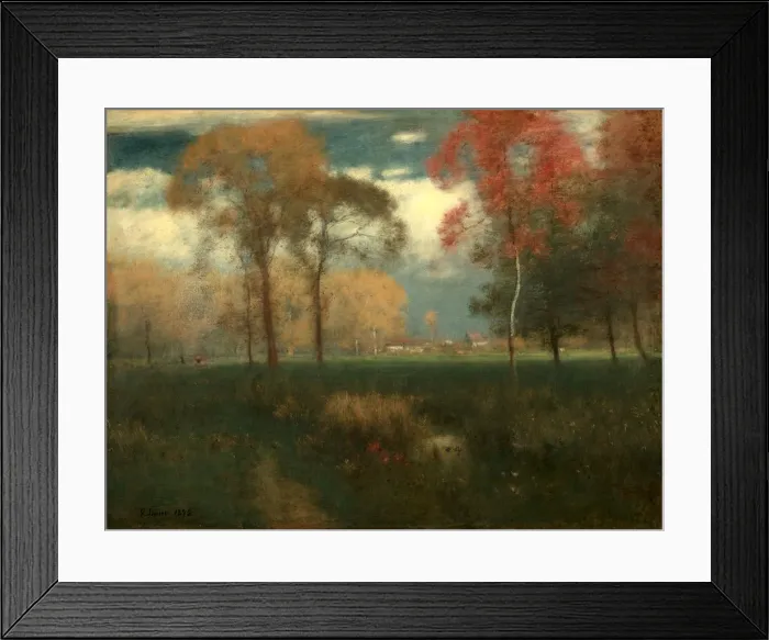 Framed Print : Sunny Autumn Day, 1892. Creator: George Inness (American, 1825-1894) Framed Print : Sunny Autumn Day, 1892. Creator: George Inness (American, 1825-1894)