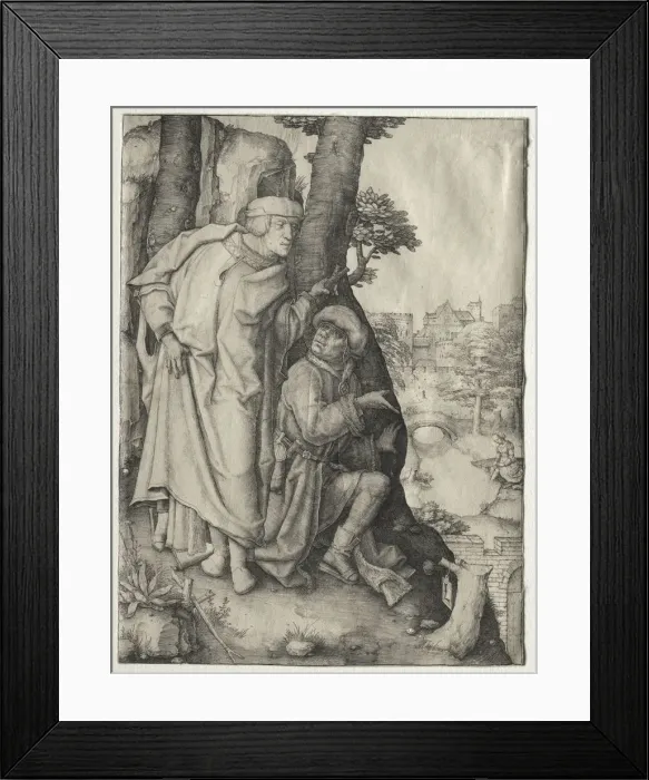 Framed Print : Susanna and the Two Elders, c. 1508. Creator: Lucas van Leyden (Dutch, 1494-1533) Framed Print : Susanna and the Two Elders, c. 1508. Creator: Lucas van Leyden (Dutch, 1494-1533)