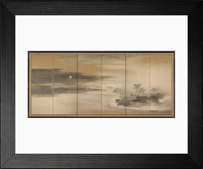 Framed Print : Summer Night, 1784. Creator: Maruyama Okyo (Japanese, 1733-1795) Framed Print : Summer Night, 1784. Creator: Maruyama Okyo (Japanese, 1733-1795)