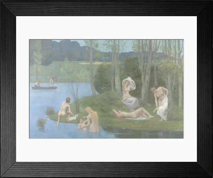 Framed Print : Summer, 1891. Creator: Pierre Puvis de Chavannes (French, 1824-1898) Framed Print : Summer, 1891. Creator: Pierre Puvis de Chavannes (French, 1824-1898)
