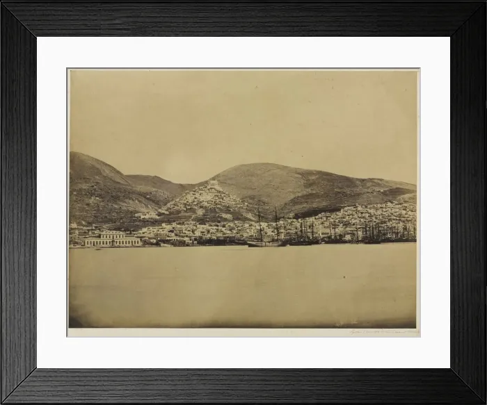 Framed Print : Syros, Center of the Levant Trade, c. 1850s. Creator: Unidentified Photographer Framed Print : Syros, Center of the Levant Trade, c. 1850s. Creator: Unidentified Photographer