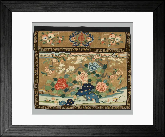 Framed Print : Table Hanging, 1700s - 1800s. Creator: Unknown Framed Print : Table Hanging, 1700s - 1800s. Creator: Unknown