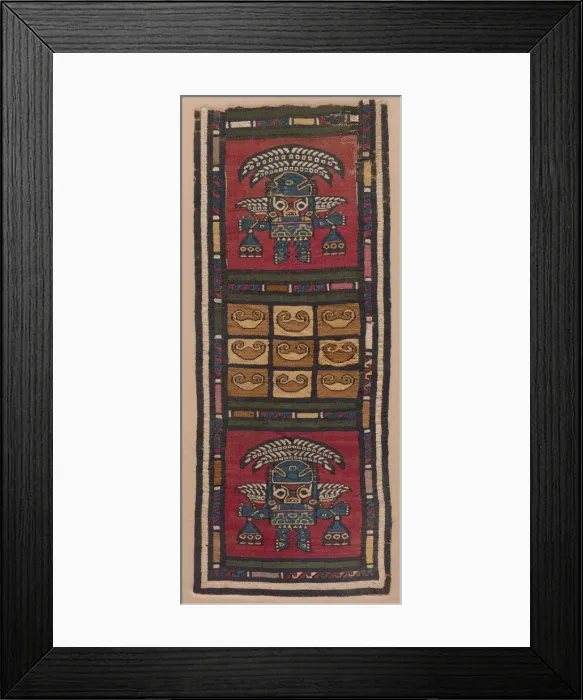 Framed Print : Tapestry Fragment, 700-1370s. Creator: Unknown