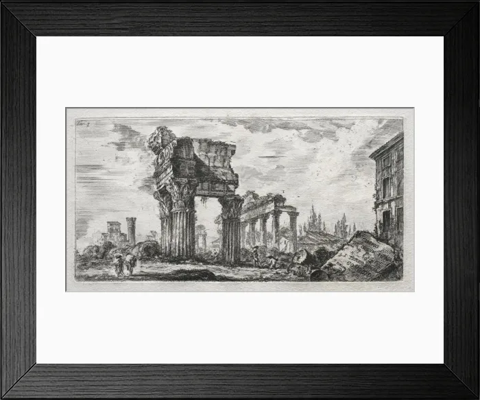 Framed Print : Tempio di Giove Tonante. Creator: Giovanni Battista Piranesi (Italian, 1720-1778) Framed Print : Tempio di Giove Tonante. Creator: Giovanni Battista Piranesi (Italian, 1720-1778)