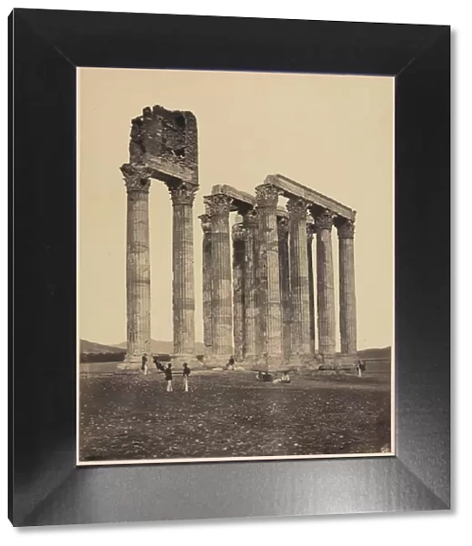 Temple of Jupiter Olympius, c. 1853. Creator: James Robertson (British, 1813 (?)-aft 1865)
