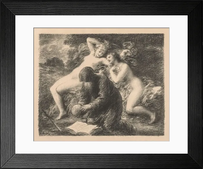 Framed Print : Temptation of St. Anthony, 1893. Creator: Henri Fantin-Latour (French, 1836-1904) Framed Print : Temptation of St. Anthony, 1893. Creator: Henri Fantin-Latour (French, 1836-1904)