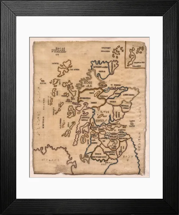 Framed Print : Sampler, 1810. Creator: Unknown Framed Print : Sampler, 1810. Creator: Unknown