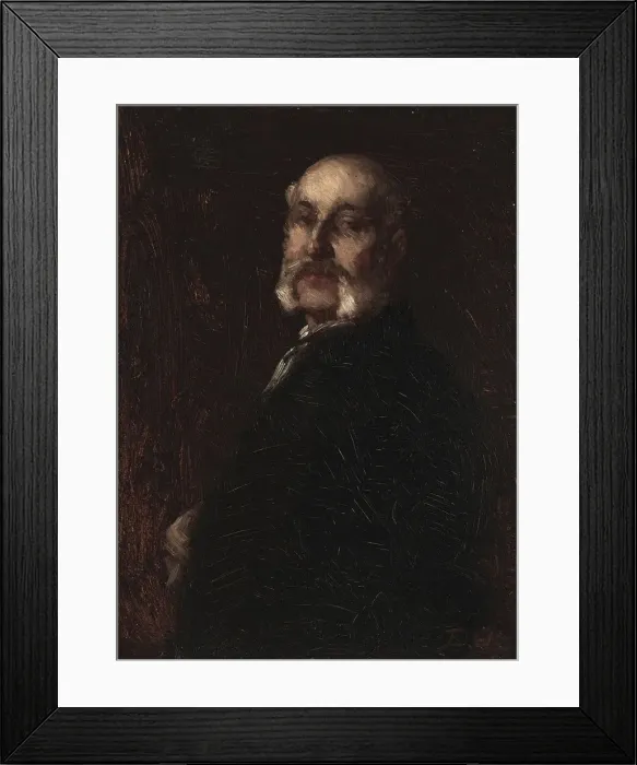 Framed Print : Samuel W. Rowse, c. 1881. Creator: Eastman Johnson (American, 1824-1906) Framed Print : Samuel W. Rowse, c. 1881. Creator: Eastman Johnson (American, 1824-1906)