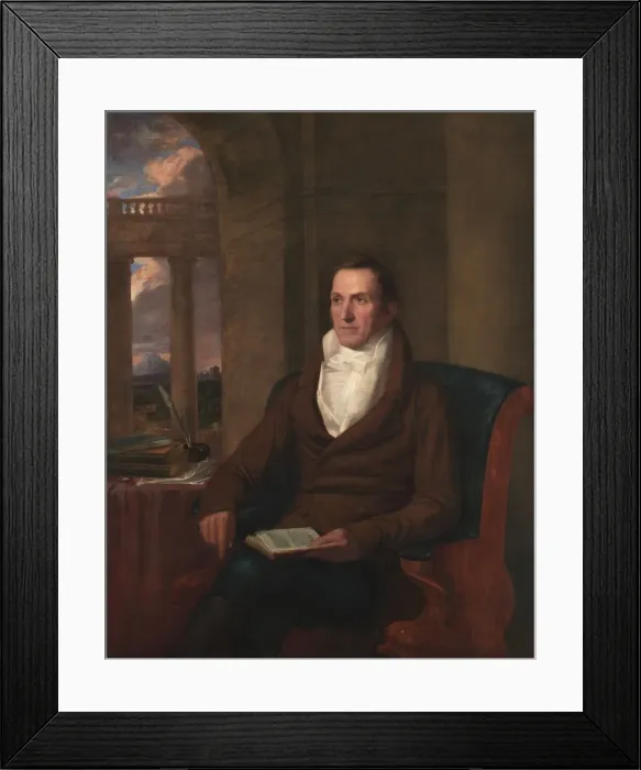 Framed Print : Samuel Williams, c. 1817. Creator: Washington Allston (American, 1779-1843) Framed Print : Samuel Williams, c. 1817. Creator: Washington Allston (American, 1779-1843)