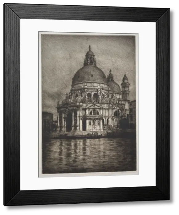 Framed Print : Santa Maria Della Salute #2, 1910. Creator: Mortimer Menpes (British, 1860-1938)