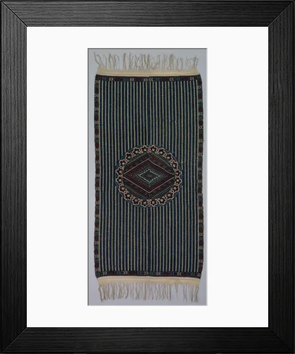 Framed Print : Sarape, c. 1840-1860. Creator: Unknown Framed Print : Sarape, c. 1840-1860. Creator: Unknown