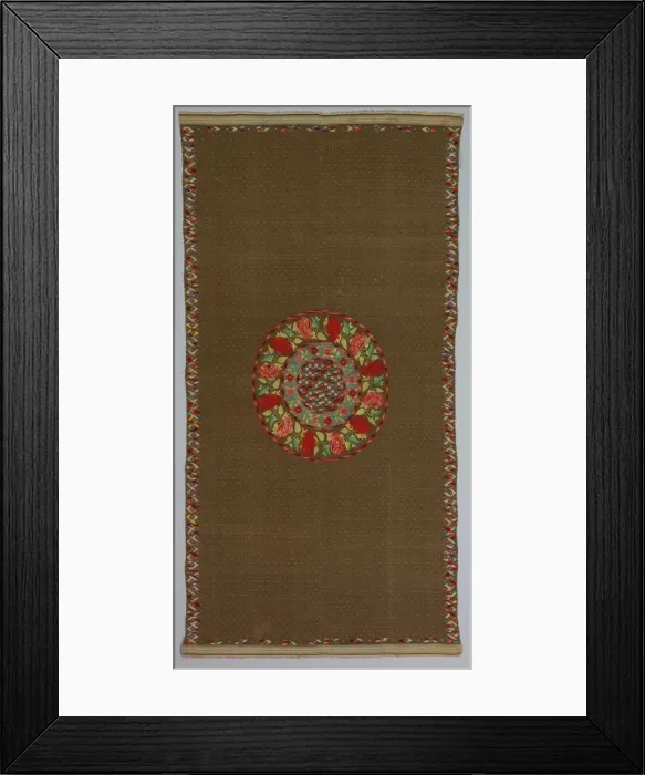 Framed Print : Sarape, c. 1870-1890. Creator: Unknown Framed Print : Sarape, c. 1870-1890. Creator: Unknown