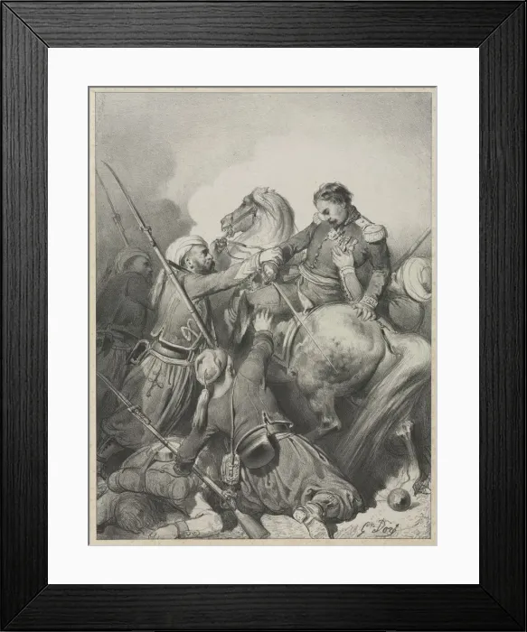 Framed Print : Sardinian Officer. Creator: Gustave Dore (French, 1832-1883) Framed Print : Sardinian Officer. Creator: Gustave Dore (French, 1832-1883)