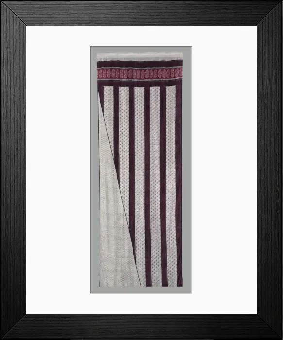Framed Print : Sari, mid 1900s, before 1957. Creator: Unknown Framed Print : Sari, mid 1900s, before 1957. Creator: Unknown