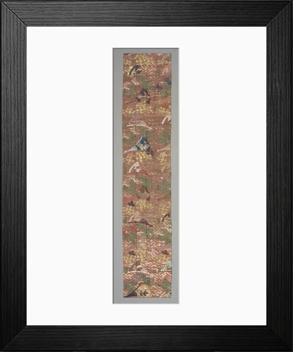 Framed Print : Sash (Obi), 1800s. Creator: Unknown Framed Print : Sash (Obi), 1800s. Creator: Unknown