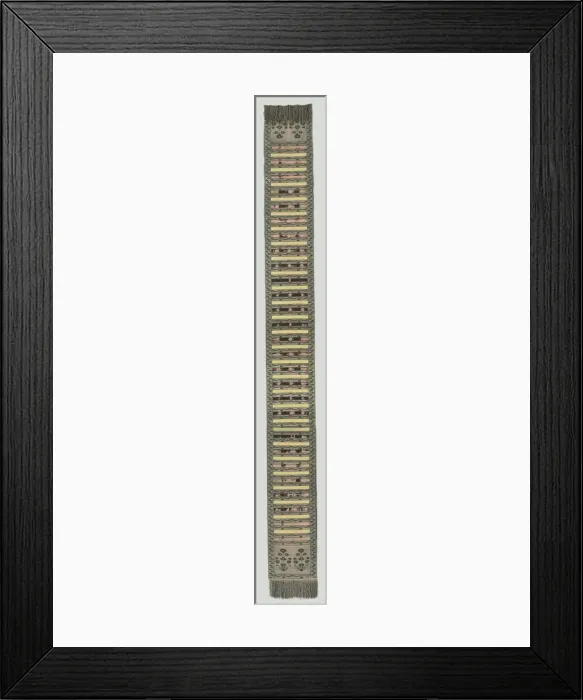 Framed Print : Sash, 17th-18th century. Creator: Unknown Framed Print : Sash, 17th-18th century. Creator: Unknown