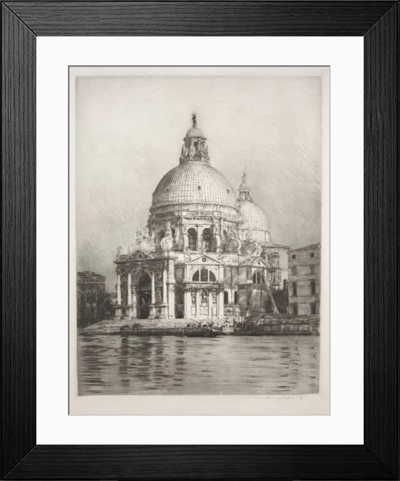 Framed Print : Santa Maria Della Salute #1, 1910. Creator: Mortimer Menpes (British, 1860-1938) Framed Print : Santa Maria Della Salute #1, 1910. Creator: Mortimer Menpes (British, 1860-1938)