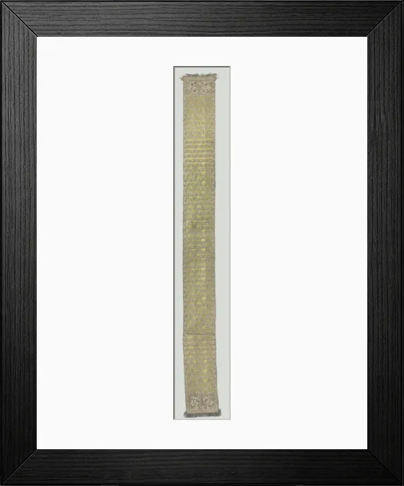 Framed Print : Sash, 18th century. Creator: Unknown Framed Print : Sash, 18th century. Creator: Unknown