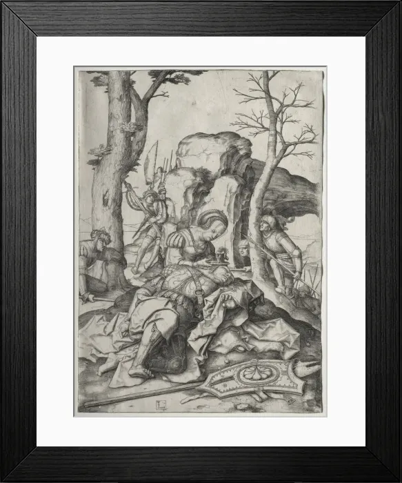 Framed Print : Samson and Delilah, c. 1507. Creator: Lucas van Leyden (Dutch, 1494-1533) Framed Print : Samson and Delilah, c. 1507. Creator: Lucas van Leyden (Dutch, 1494-1533)