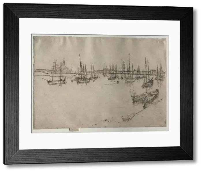 Framed Print : San Giorgio, Venice, 1886. Creator: James McNeill Whistler (American, 1834-1903) Framed Print : San Giorgio, Venice, 1886. Creator: James McNeill Whistler (American, 1834-1903)