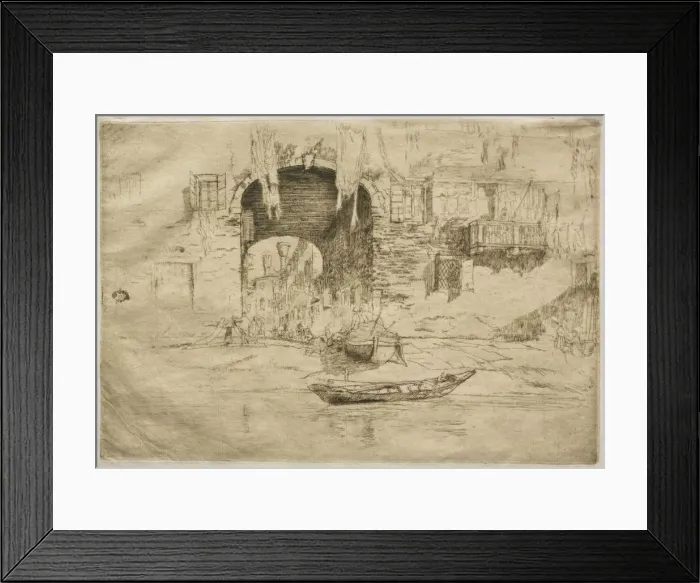 Framed Print : San Biagio. Creator: James McNeill Whistler (American, 1834-1903) Framed Print : San Biagio. Creator: James McNeill Whistler (American, 1834-1903)