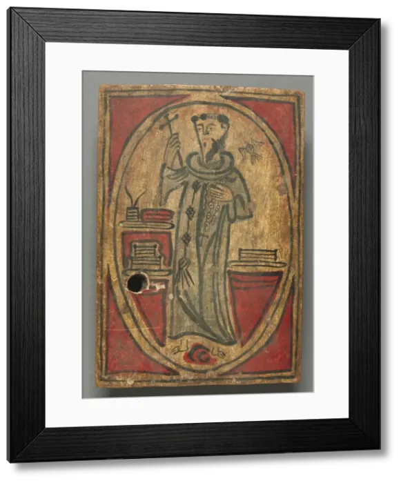 Framed Print : San Francisco de Assisi: santo de retablo, 1600s-1700s. Creator: Unknown Framed Print : San Francisco de Assisi: santo de retablo, 1600s-1700s. Creator: Unknown