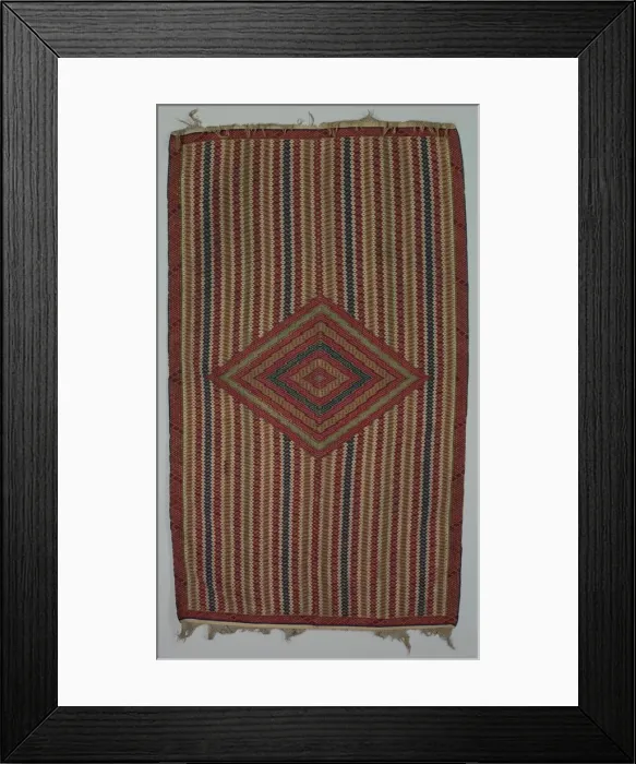 Framed Print : Sarape, c. 1820-1860. Creator: Unknown Framed Print : Sarape, c. 1820-1860. Creator: Unknown
