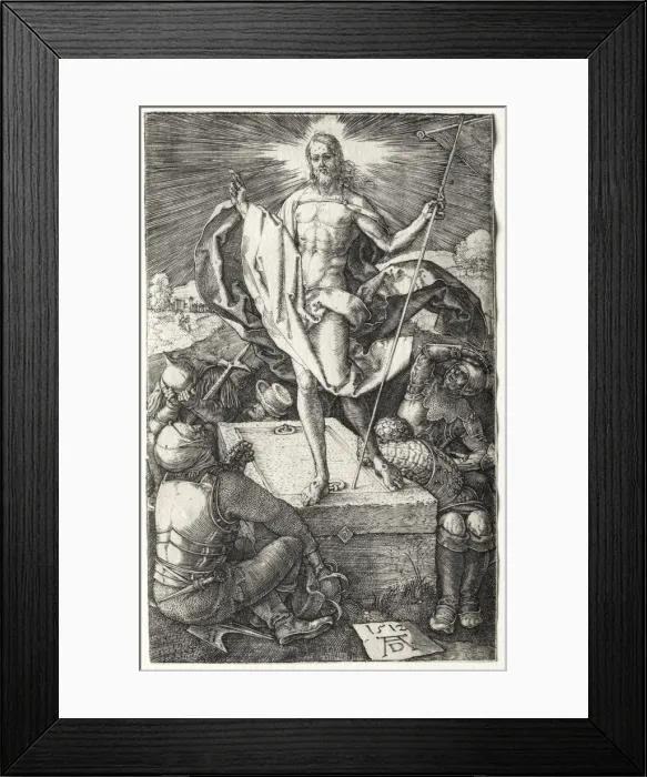 Framed Print : The Resurrection, 1512. Creator: Albrecht Dürer (German, 1471-1528) Framed Print : The Resurrection, 1512. Creator: Albrecht Dürer (German, 1471-1528)