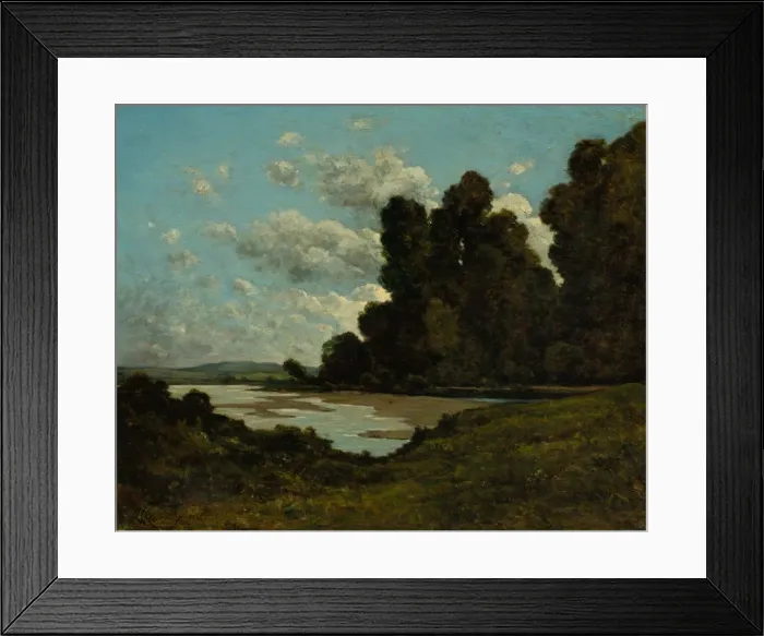 Framed Print : The River Loire at Nevers, 1901. Creator: Henri Joseph Harpignies (French, 1819-1916) Framed Print : The River Loire at Nevers, 1901. Creator: Henri Joseph Harpignies (French, 1819-1916)