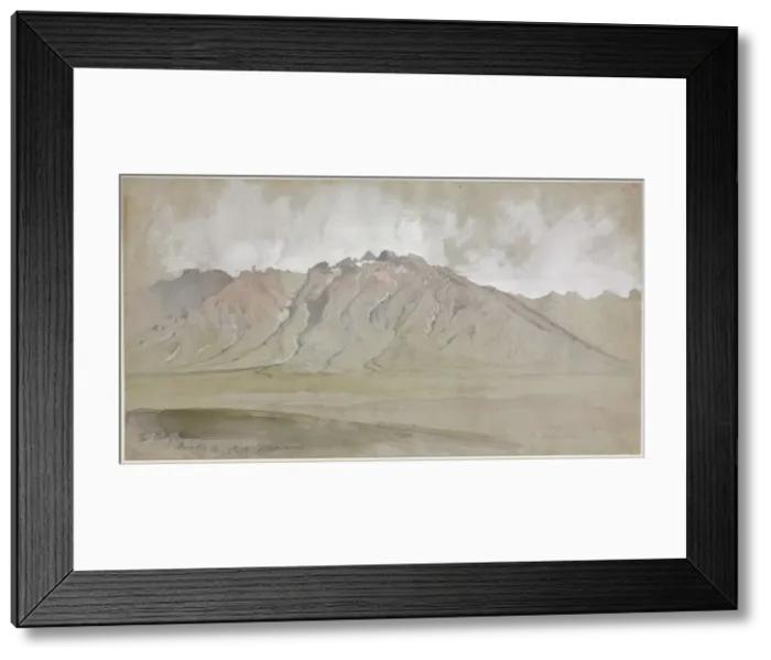 Framed Print : The Ruby Range, Nevada, 1879. Creator: Thomas Moran (American, 1837-1926) Framed Print : The Ruby Range, Nevada, 1879. Creator: Thomas Moran (American, 1837-1926)