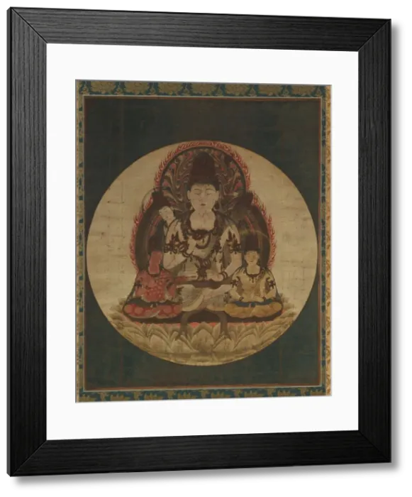 Framed Print : The Secret Five Bodhisattvas (Gohimitsu Bosatsu), 1200s. Creator: Unknown Framed Print : The Secret Five Bodhisattvas (Gohimitsu Bosatsu), 1200s. Creator: Unknown