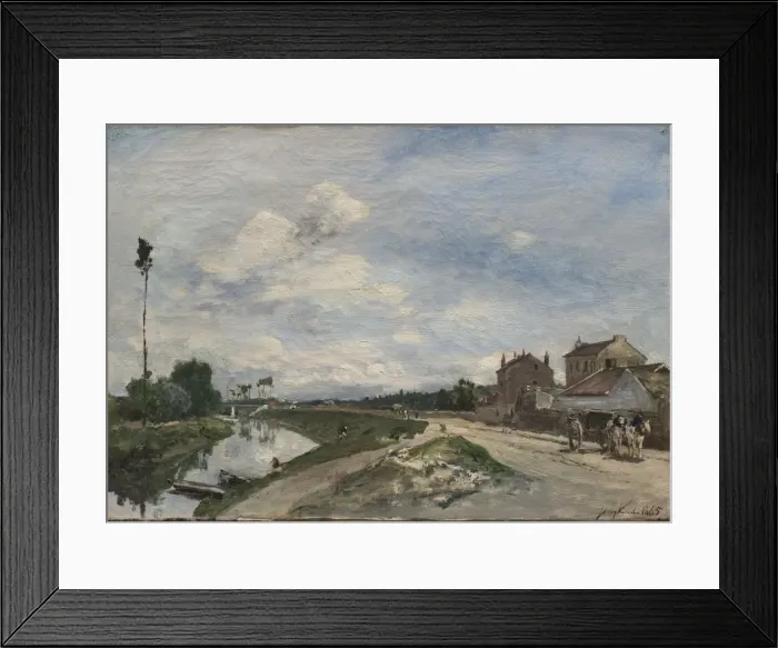 Framed Print : The Seine at Bas-Meudon, 1865. Creator: Johan Barthold Jongkind (Dutch, 1819-1891) Framed Print : The Seine at Bas-Meudon, 1865. Creator: Johan Barthold Jongkind (Dutch, 1819-1891)