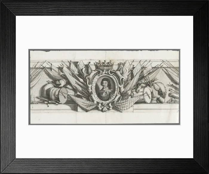 Framed Print : The Siege of La Rochelle: Plate 15, 1628-1630 Framed Print : The Siege of La Rochelle: Plate 15, 1628-1630