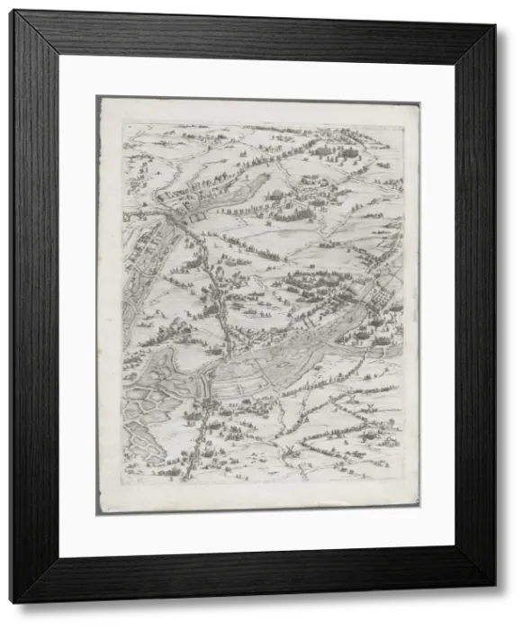 Framed Print : The Siege of La Rochelle: Plate 7, 1628-1630. Creator: Jacques Callot (French, 1592-1635) Framed Print : The Siege of La Rochelle: Plate 7, 1628-1630. Creator: Jacques Callot (French, 1592-1635)