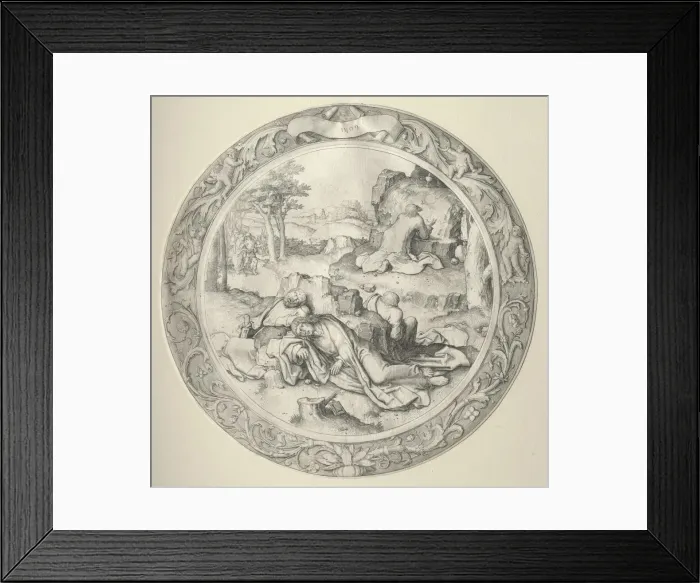 Framed Print : The Round Passion, 1509. Creator: Lucas van Leyden (Dutch, 1494-1533) Framed Print : The Round Passion, 1509. Creator: Lucas van Leyden (Dutch, 1494-1533)
