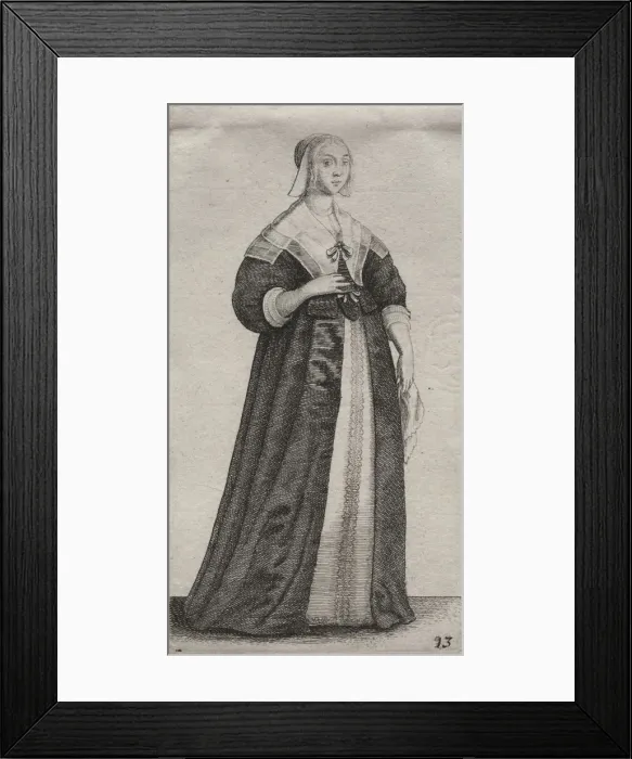 Framed Print : The Several Habits of English Women, from the Nobility to the Country Women... 1639 Framed Print : The Several Habits of English Women, from the Nobility to the Country Women... 1639