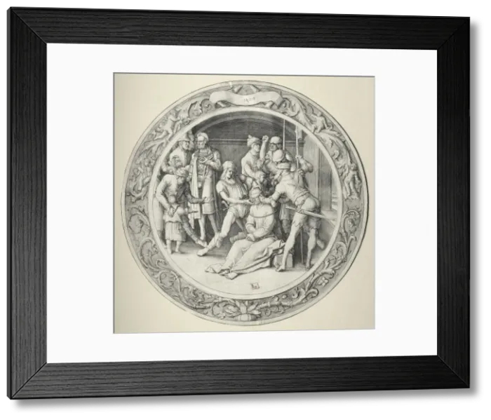 Framed Print : The Round Passion: Ecce Homo, 1509. Creator: Lucas van Leyden (Dutch, 1494-1533) Framed Print : The Round Passion: Ecce Homo, 1509. Creator: Lucas van Leyden (Dutch, 1494-1533)