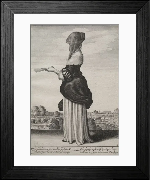 Framed Print : The Seasons: Summer, 1643-1644. Creator: Wenceslaus Hollar (Bohemian, 1607-1677) Framed Print : The Seasons: Summer, 1643-1644. Creator: Wenceslaus Hollar (Bohemian, 1607-1677)