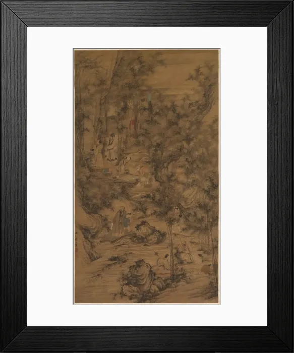 Framed Print : The Seven Worthies of the Bamboo Grove, 1644-1911. Creator: Unknown Framed Print : The Seven Worthies of the Bamboo Grove, 1644-1911. Creator: Unknown