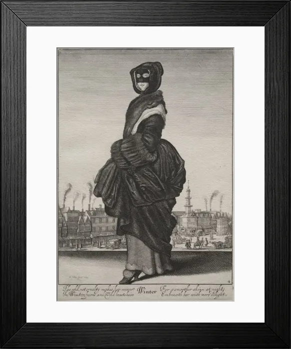 Framed Print : The Seasons: Winter, 1643-1644. Creator: Wenceslaus Hollar (Bohemian, 1607-1677) Framed Print : The Seasons: Winter, 1643-1644. Creator: Wenceslaus Hollar (Bohemian, 1607-1677)