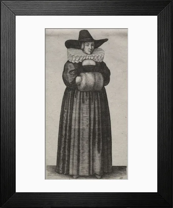 Framed Print : The Several Habits of English Women, from the Nobility to the Country Women... 1640 Framed Print : The Several Habits of English Women, from the Nobility to the Country Women... 1640