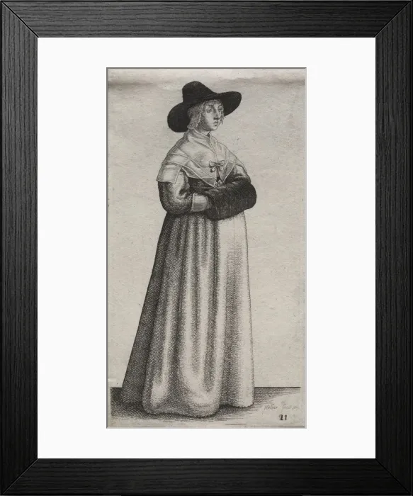 Framed Print : The Several Habits of English Women, from the Nobility to the Country Women... 1640 Framed Print : The Several Habits of English Women, from the Nobility to the Country Women... 1640