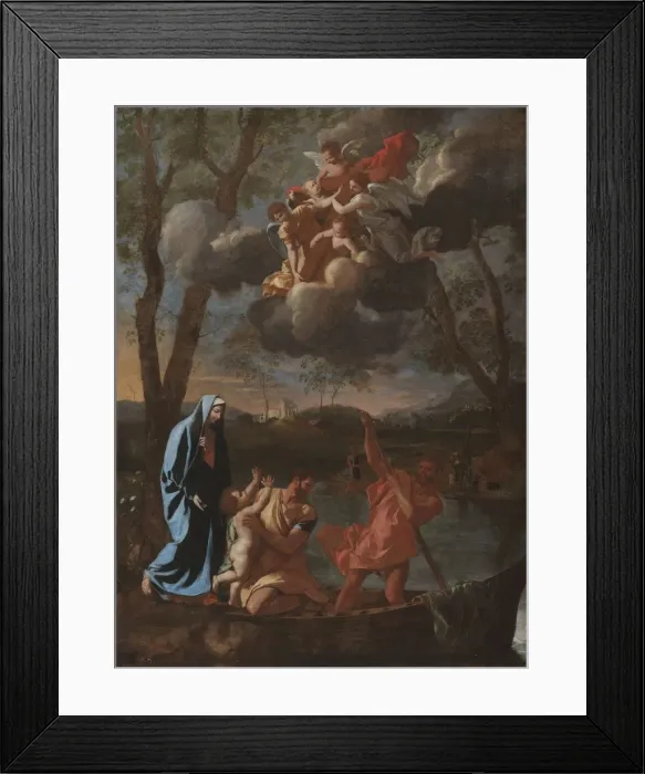 Framed Print : The Return of the Holy Family to Nazareth, c. 1627. Creator: Nicolas Poussin (French, 1594-1665) Framed Print : The Return of the Holy Family to Nazareth, c. 1627. Creator: Nicolas Poussin (French, 1594-1665)