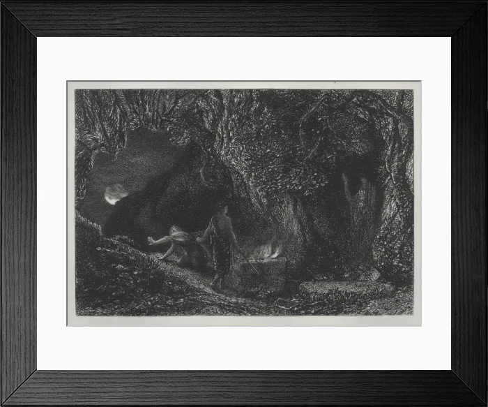 Framed Print : The Sepulchre, 1883. Creator: Samuel Palmer (British, 1805-1881) Framed Print : The Sepulchre, 1883. Creator: Samuel Palmer (British, 1805-1881)